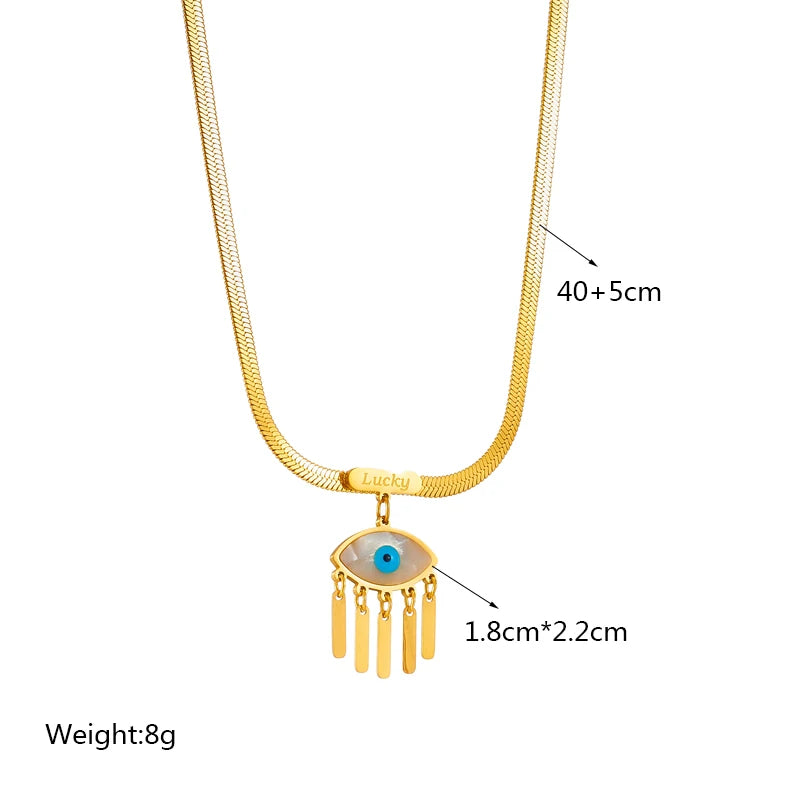 Collier avec pendentif en pierre verte en forme de cœur et de papillon en acier inoxydable 316L pour femmes