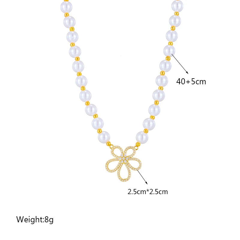 Collier avec pendentif en pierre verte en forme de cœur et de papillon en acier inoxydable 316L pour femmes